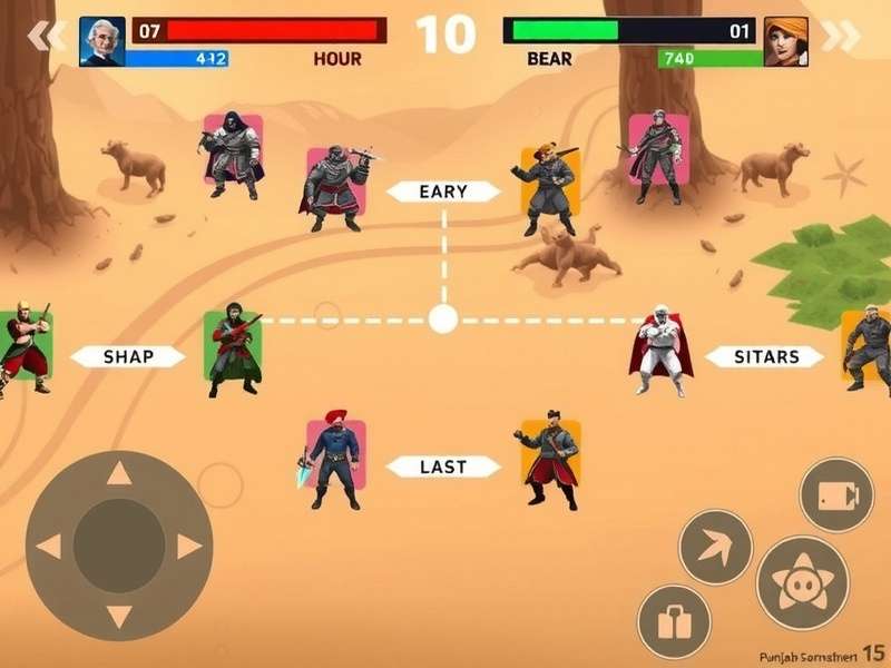 Punjab Power Smashers strategy map with tactical positions