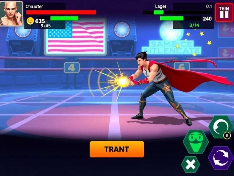 Fiesta Rage gameplay screenshot showing character combat