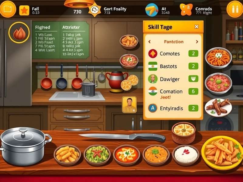 Various Indian dishes featured in Spice Route Tandoori game