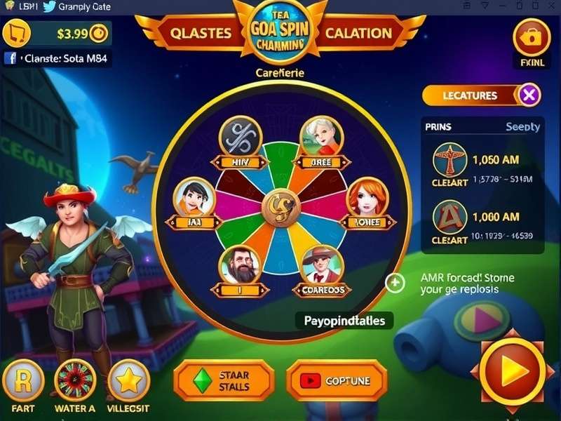 Goa Spin Champion gameplay interface