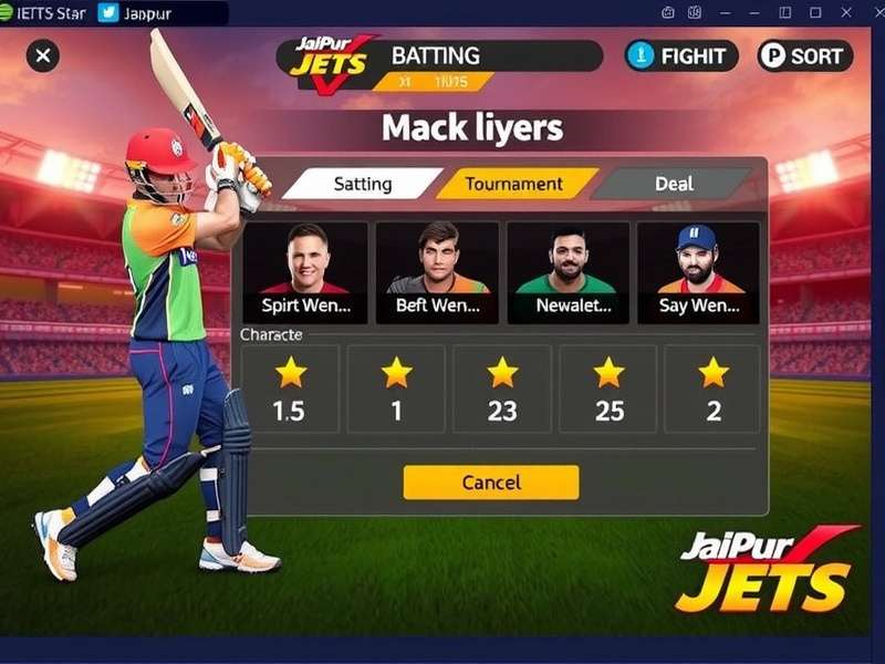Jaipur Jets Star X character customization options
