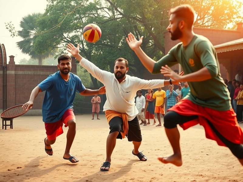 Bharat Handball Kings technique demonstration