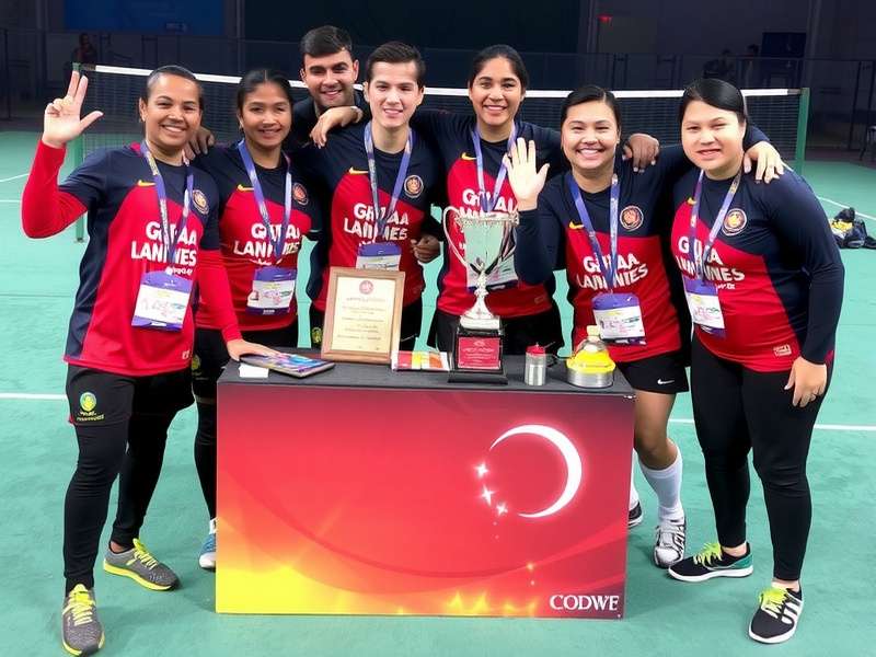 CODWF Saffron Squad trophy celebration