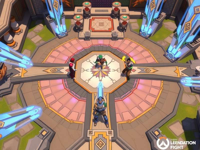 Overwatch Legendary Fight team coordination in action