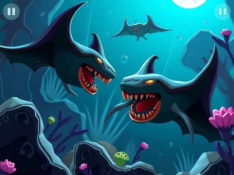 Manta Mania predator encounter gameplay