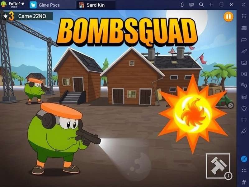 BombSquad Mod Gameplay Screenshot showing enhanced graphics and new characters