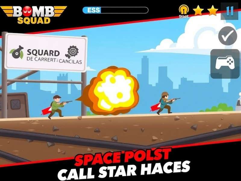 BombSquad Hack APK Gameplay Screenshot showing unlocked characters and powers