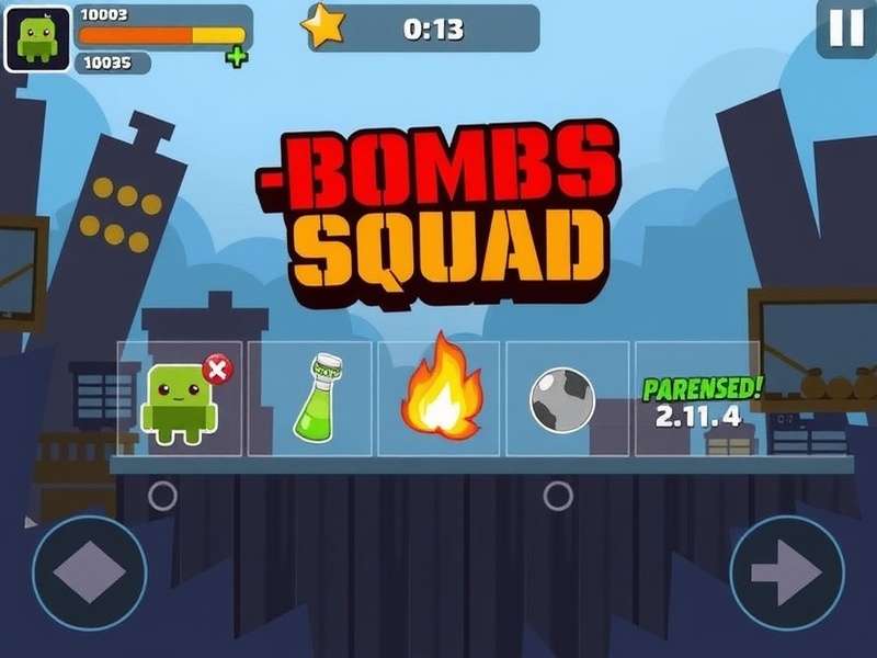 BombSquad gameplay on iPhone showing multiplayer battle