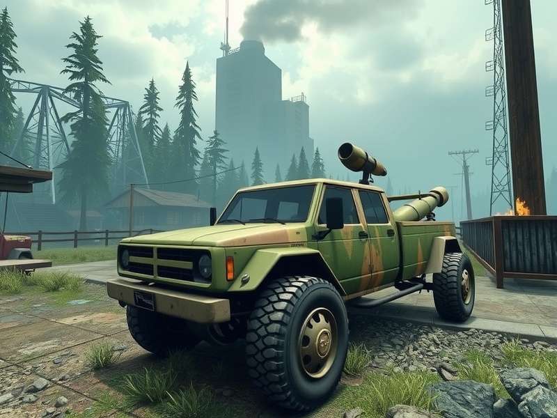 Screenshot of a highly modded BombSquad arena with enhanced visuals and effects