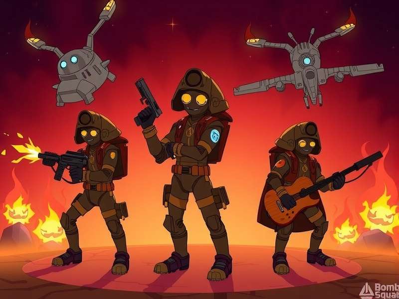 BombSquad character roster showing different costumes