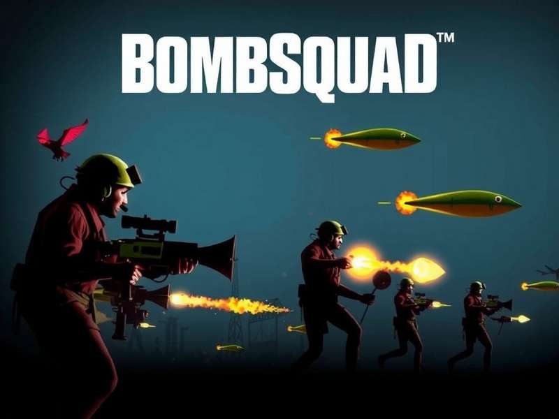 BombSquad PC gameplay screenshot showing explosive action