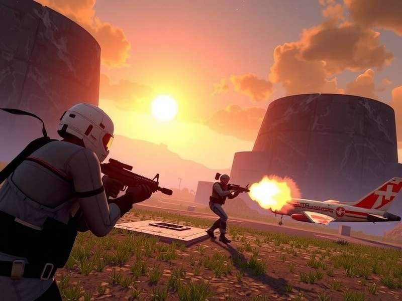 BombSquad 2025 Gameplay Screenshot showing chaotic multiplayer action