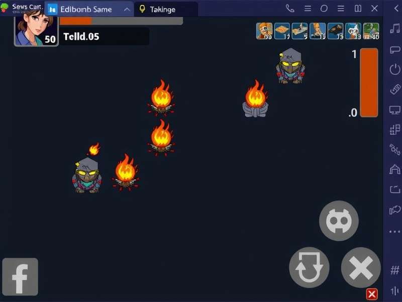 BombSquad gameplay on iOS devices showing multiplayer action