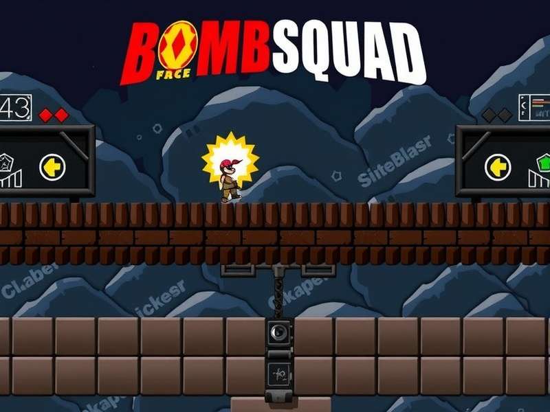 BombSquad PC Online multiplayer match showing chaotic explosion and characters
