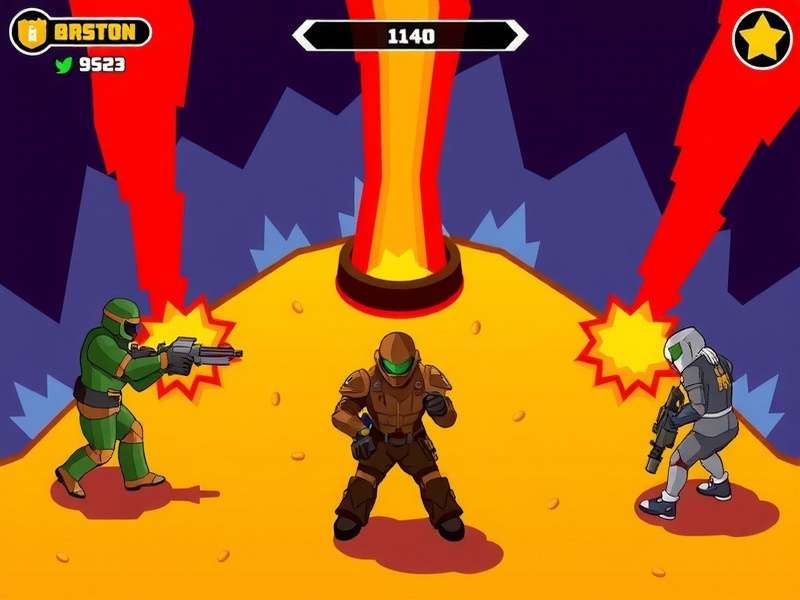BombSquad gameplay collage showing chaotic multiplayer action with colorful characters and explosions