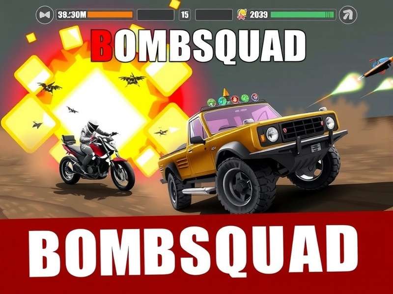 BombSquad gameplay on PC showing chaotic multiplayer action