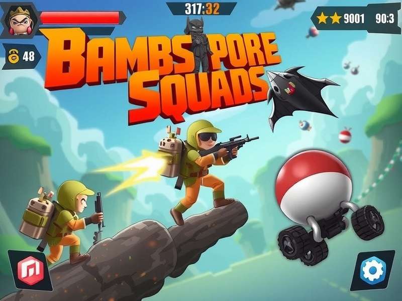 BombSquad local multiplayer session on one device