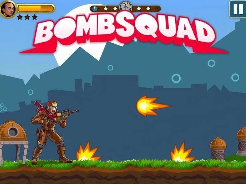 BombSquad PC gameplay screenshot showing characters and bombs