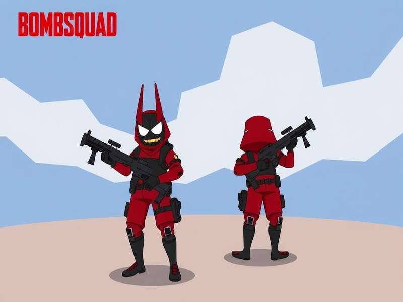 Group of friends playing BombSquad using smartphones as controllers on a large TV