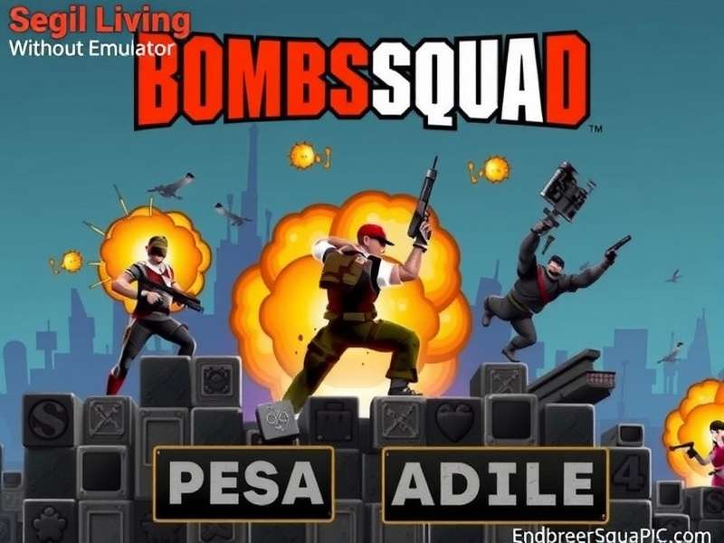 BombSquad PC gameplay screenshot showing characters and explosions