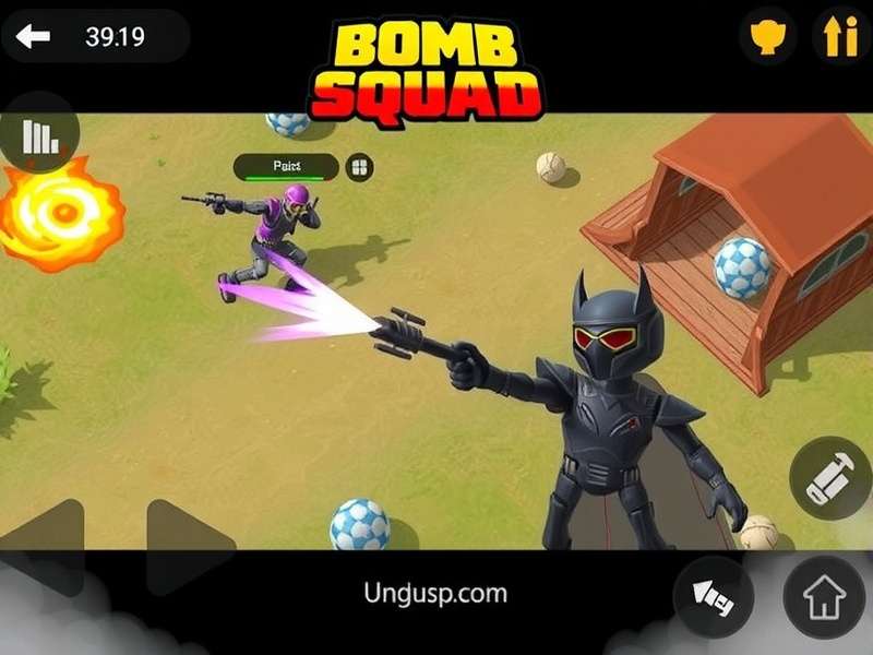 Bombsquad Remote Mod Apk gameplay showing Mumbai Mayhem arena with Diwali-themed explosions