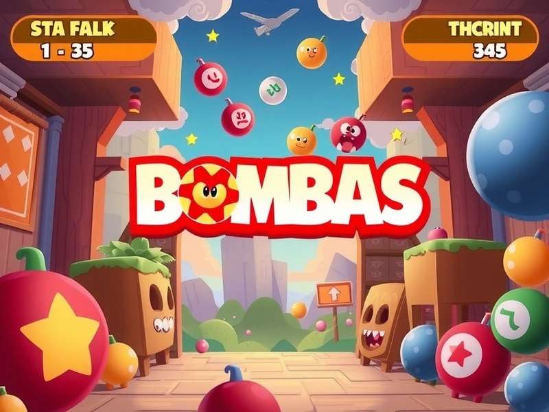 BombSquad India arena action shot with bombs and players — Bombas edition