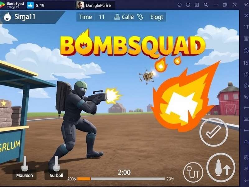 BombSquad Remote PC gameplay action with bombs and explosions