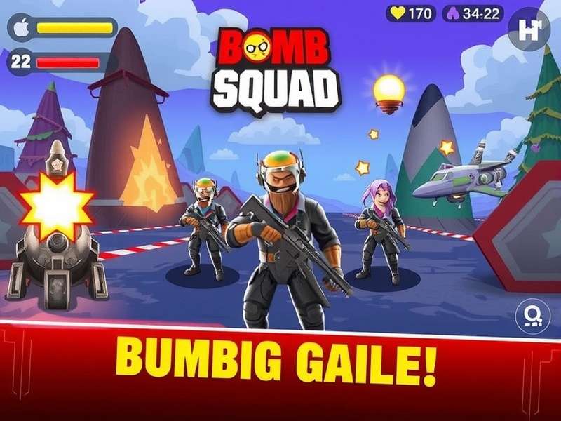BombSquad PC gameplay arena with explosives and Indian players