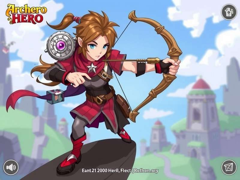 Archero Hero gameplay with BombSquad crossover – epic battle scene