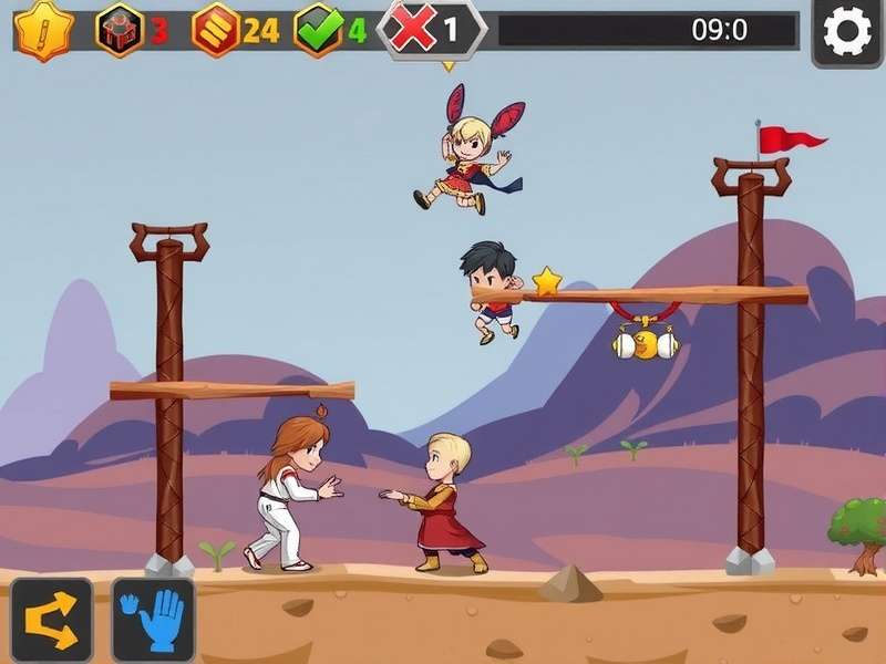 Bajrangi Bhaijaan Blocker gameplay arena with BombSquad characters in action