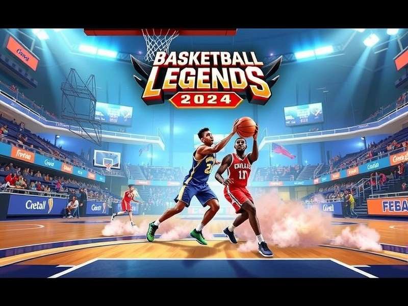 Basketball Legends 2024 gameplay action shot featuring Indian players on the court