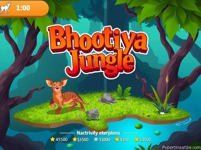 Bhootiya Jungle BombSquad arena landscape with dense forest and explosion effects