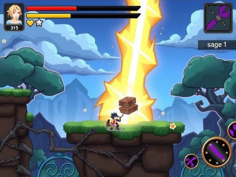 Blaze Sword Chronicles – BombSquad India Edition hero banner featuring fiery sword and squad action